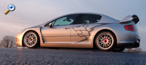 design extrieur de la Peugeot 407 SILHOUETTE